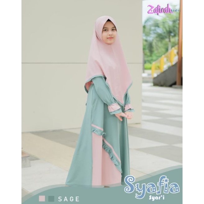 Gamis Syari Anak  Ori Zafirah Kids