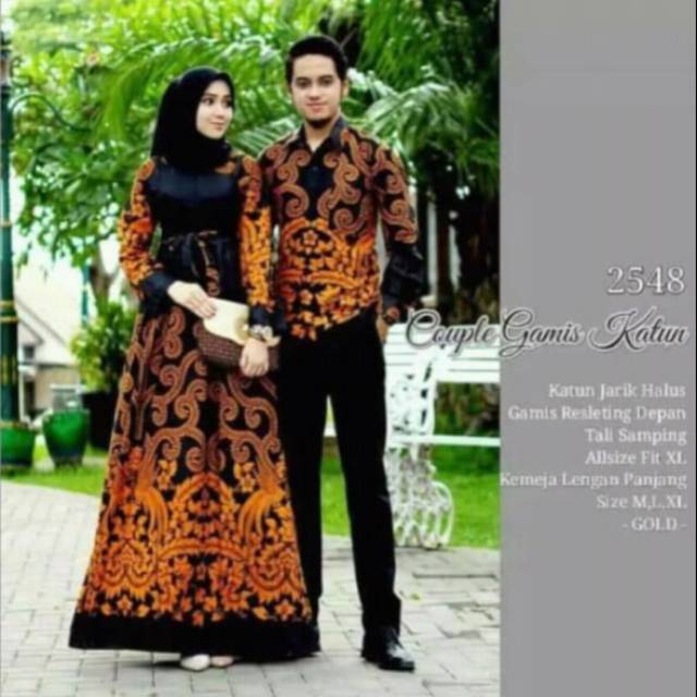 Maura Couple - Sania Ruflle Batik Couple Ori Ndoro Jowi Garansi Termurah Shopee - MODERN ATIYA BATIK