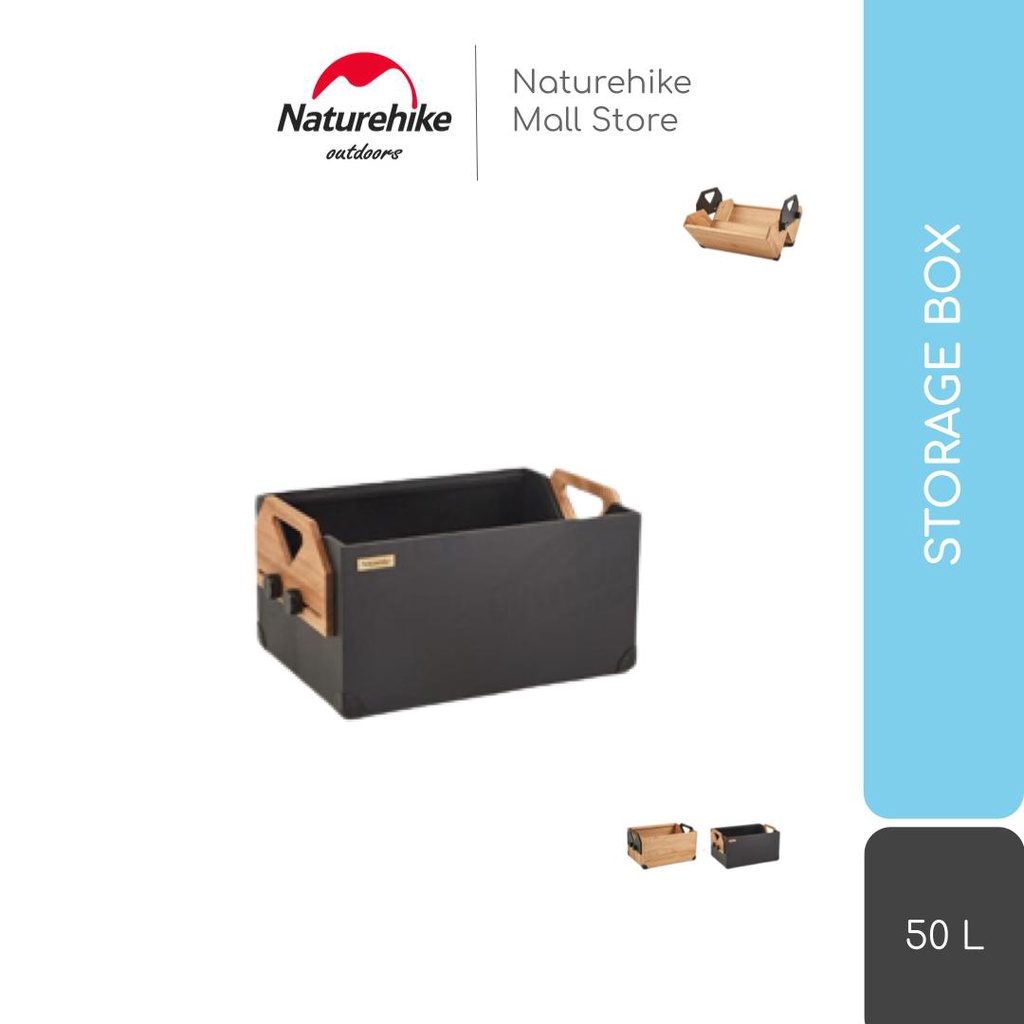 STORAGE BOX KAYU LIPAT PORTABLE CAMPING NATUREHIKE NH21SNX07