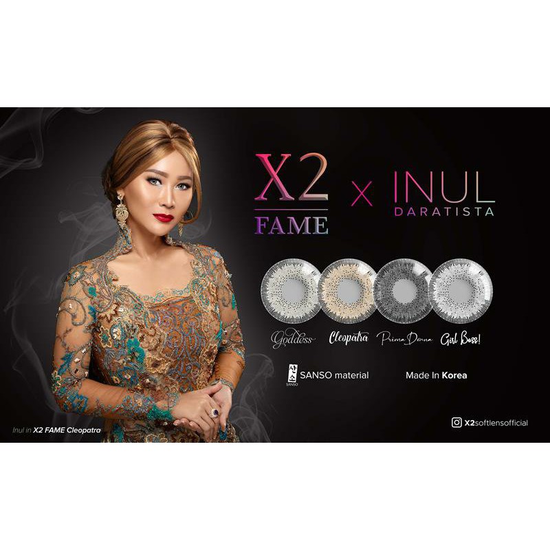 Softlens X2 Fame inul X2 Sanso Fame inul Softlens warna inul Daratista