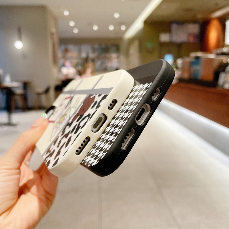 Soft Case Silikon TPU 3 in 1 Anti Jatuh Untuk iPhone 13 12 11 Pro Max X XR Xs Max 7 8 6s 6 Plus SE 2020