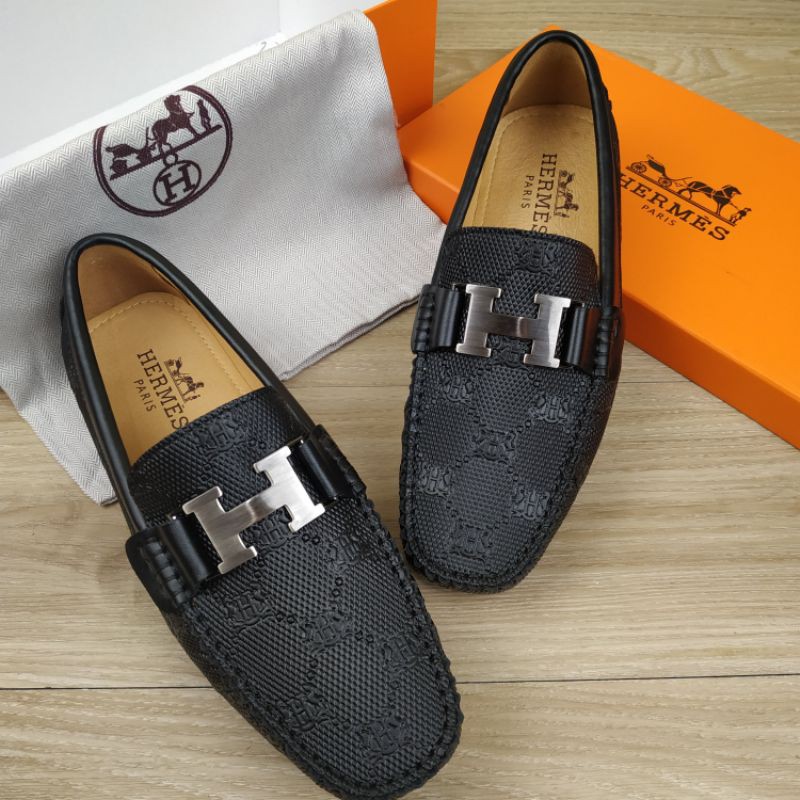 SEPATU Loafers Pria Import Kulit Asli