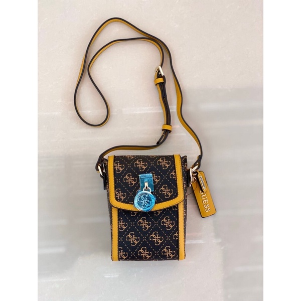 GB431 Tas Handphone Guess Printed Phone Pouch Bag