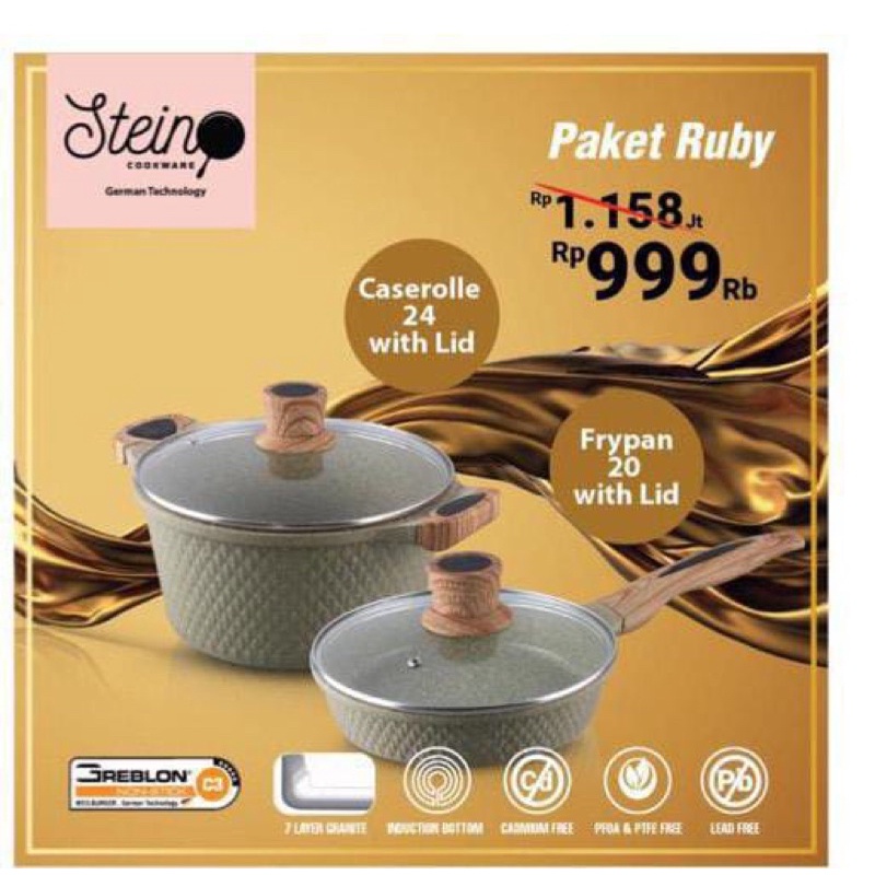 Paket Ruby Steincookware