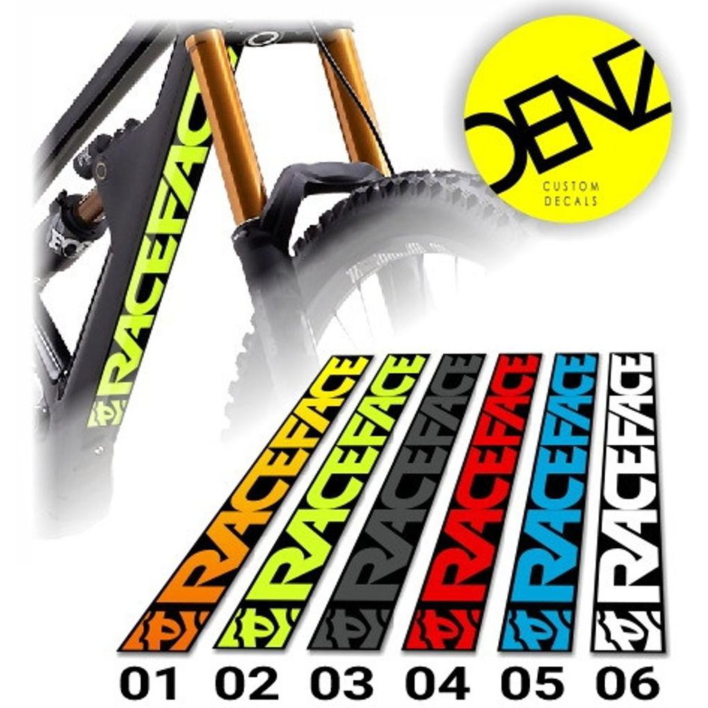 Decal Stiker race face Downtube