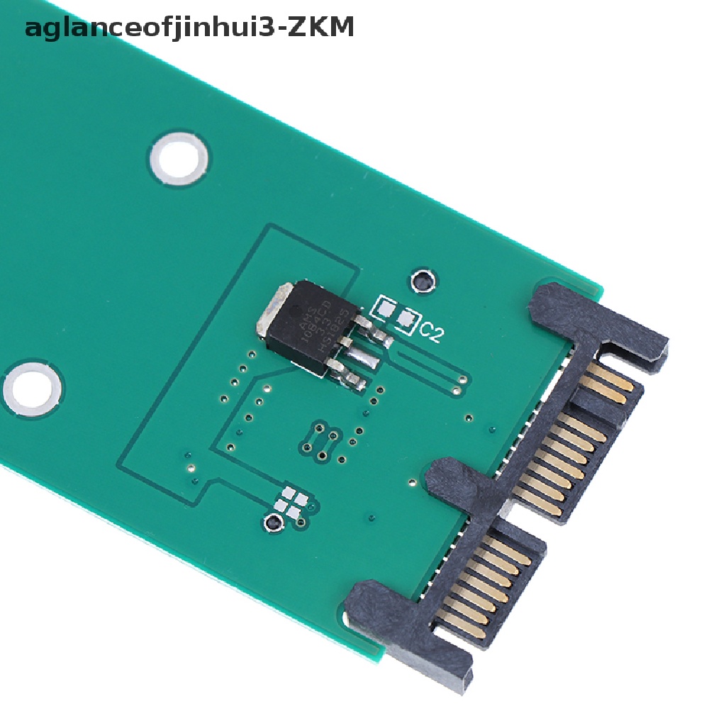 1pc Kartu Adapter Converter Mini PCIe PCI-e mSATA 3x5cm SSD To 1.8 &quot;Micro SATA