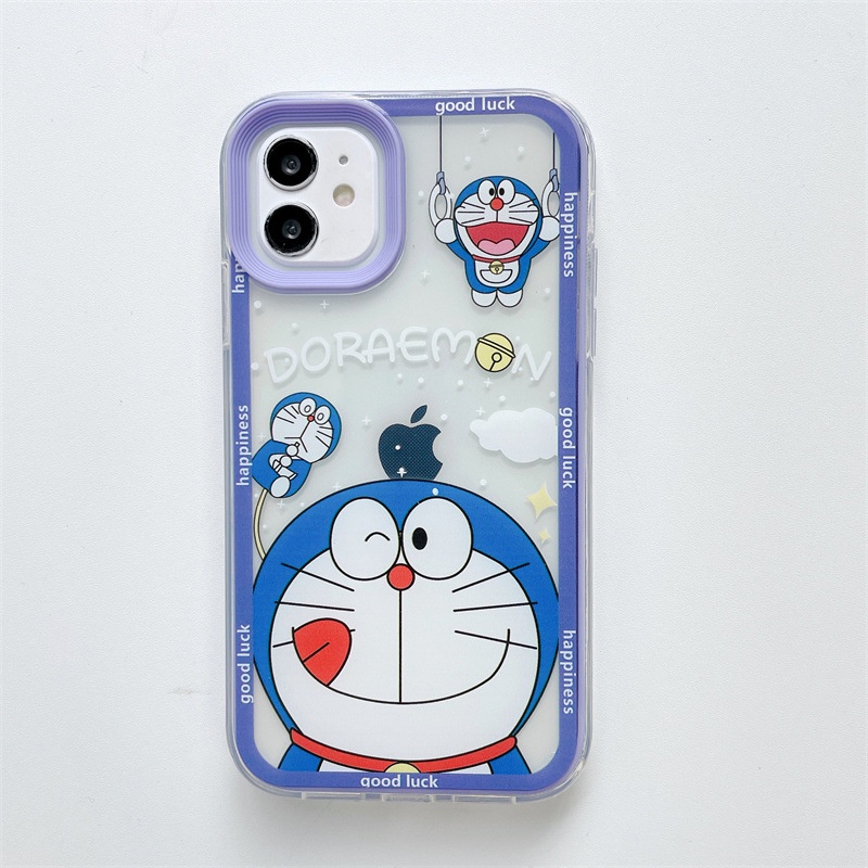 Soft case Pelindung anti Jatuh Desain Kartun Doraemon Untuk iphone 11 11 Pro Max XS XR 8p X 13 12 11 Pro Max XS 8 12pro