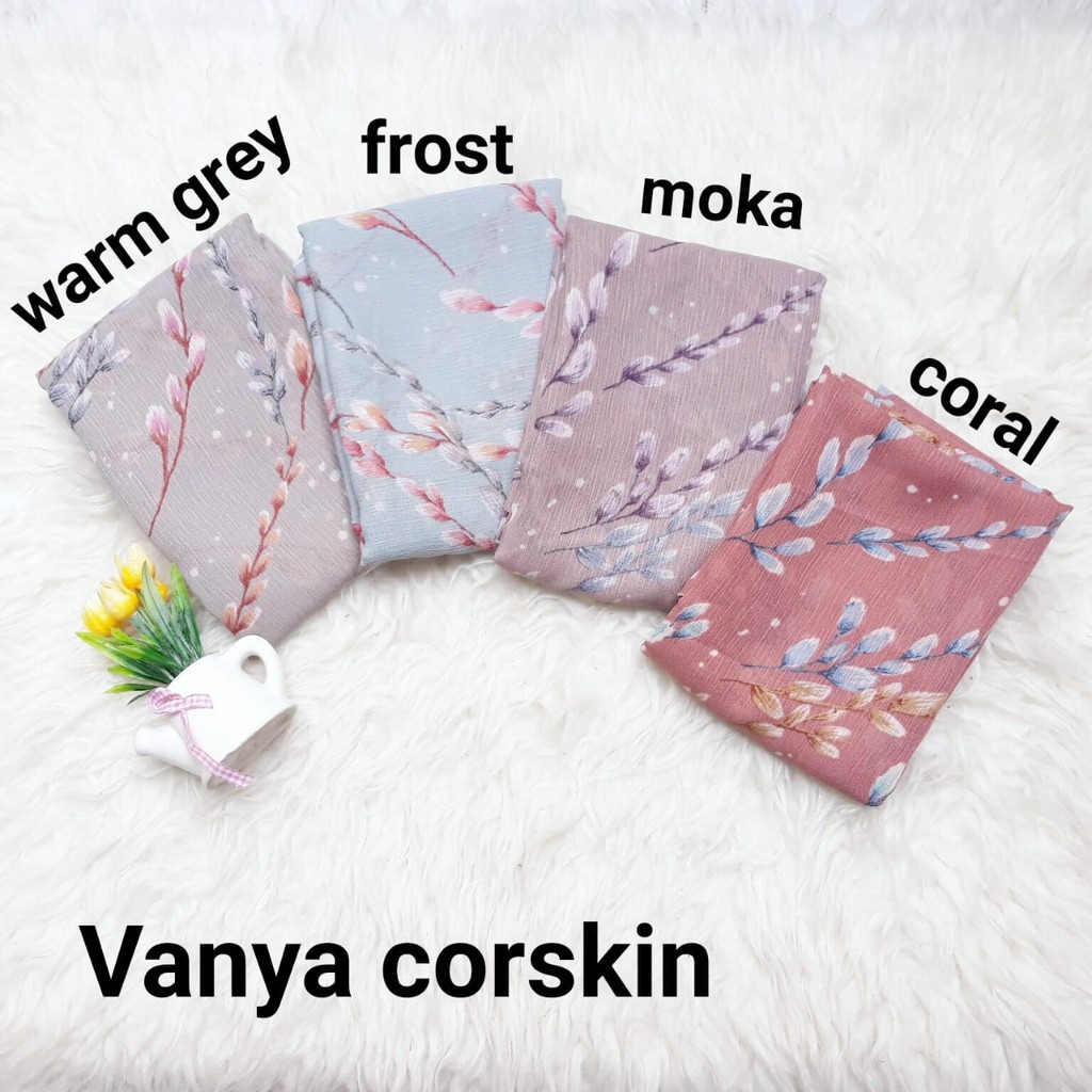HIJAB VANYA CORNSKIN/HIJAB SEGIEMPAT/JILBAB SEGI EMPAT/KERUDUNG SEGI4/SQUARE MOTIF ABSTRAK