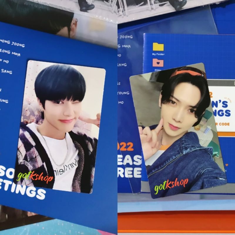 [READY] ATEEZ Season's Greetings 2022 Wooyoung Yeosang Photocard SG22