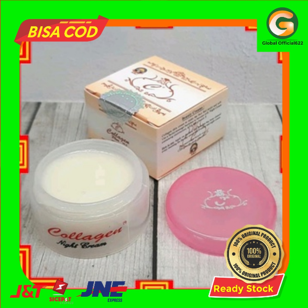 ( LUSINAN ) CREAM COLLAGEN MALAM HOLO SILVER