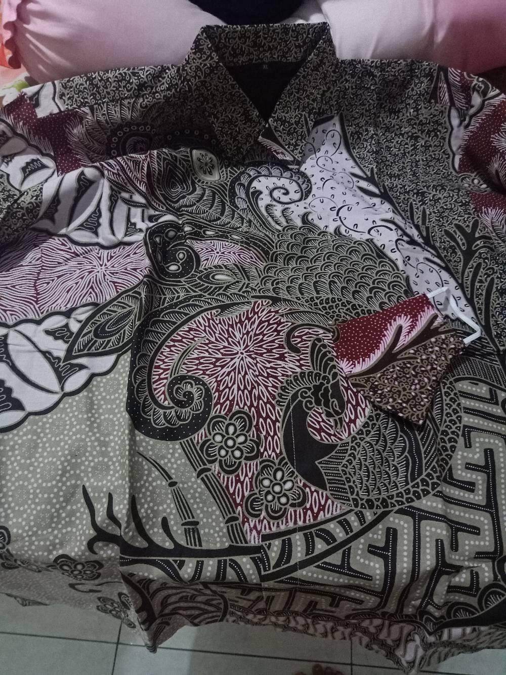 Minoelya Kemeja Batik Pria Lengan Panjang Full Furing Katun Halus Primisima