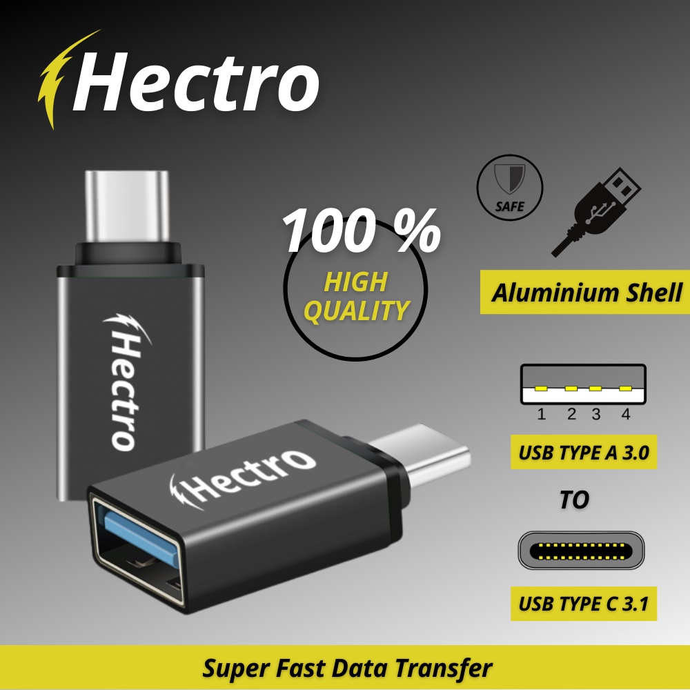 HECTRO Converter Type-C to USB 3.1 OTG 10Gpbs