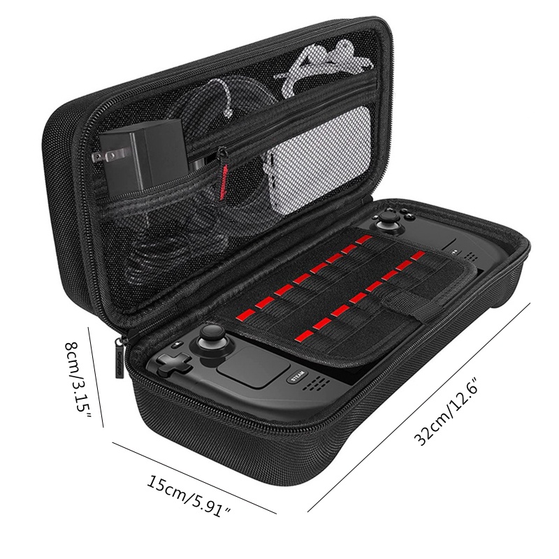 Gro Portable Travel Carry for Case Organizer Tas Penyimpanan Untuk Steam Deck Game Contra