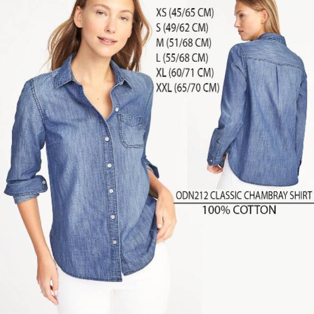 OLD NAVY CHAMBRAY KEMEJA