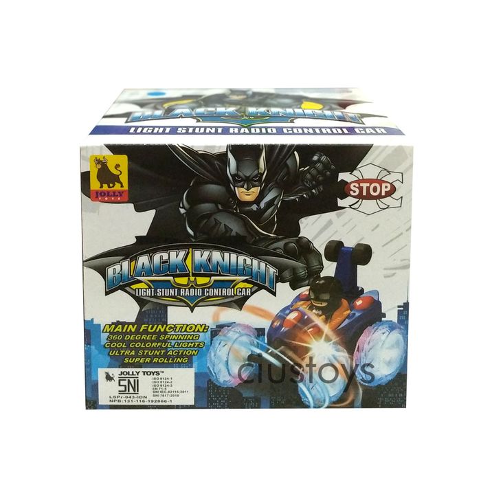 RC MOBIL STUNT IRONMAN-BATMAN-SPIDERMAN-CAPTAIN AMERICA 168G-47A5 - Hitam