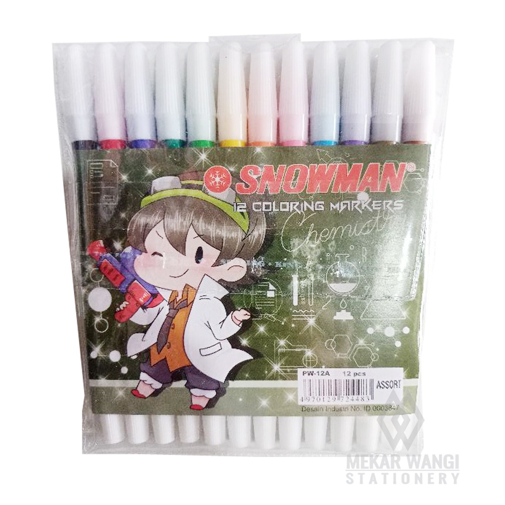 

SNOWMAN SPIDOL KECIL PW-12A | SPIDOL WARNA SNOWMAN