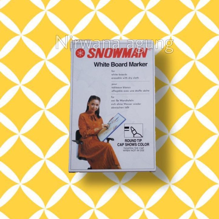 

Spidol Whiteboard Marker Snowman BG12