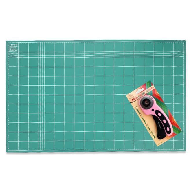 

Paket Hemat Cutting Mat A2 (2 Sisi) + Rotary Cutter Freya + Refill Best Seller