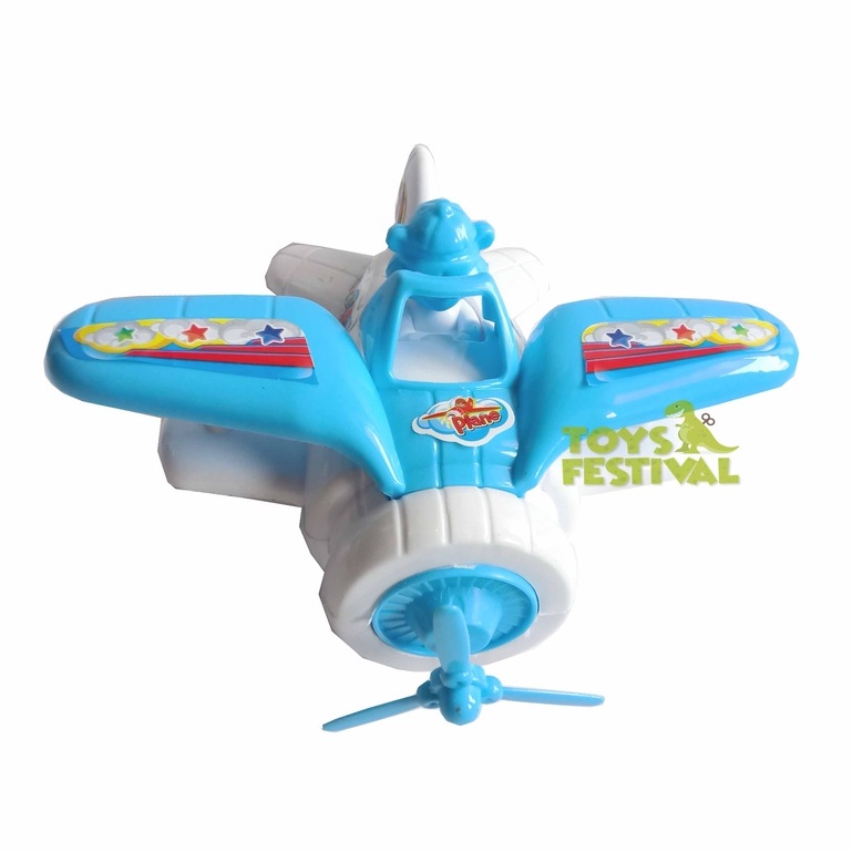 Mainan Pesawat Proplane Tarik Berjalan dan Bersuara