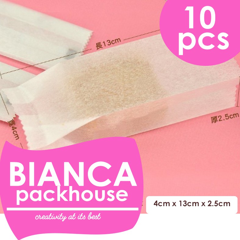 10 pcs Plain Nastar Wrapper (Bungkus Nastar Taiwan)