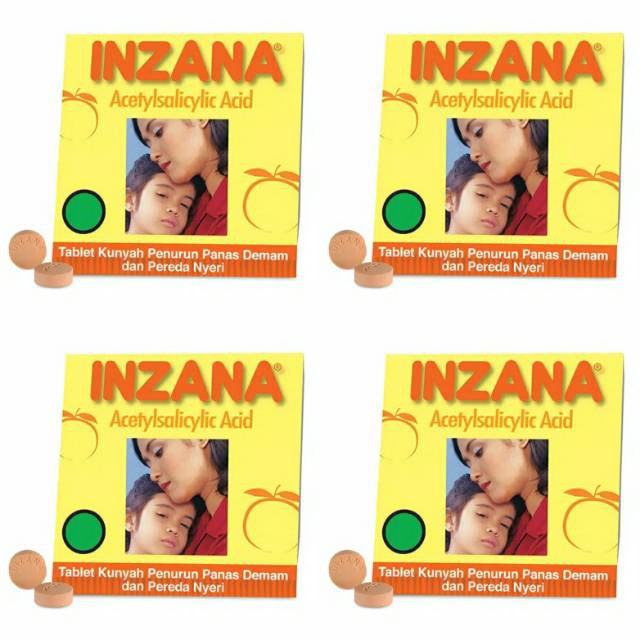 Inzana tablet demam anak
