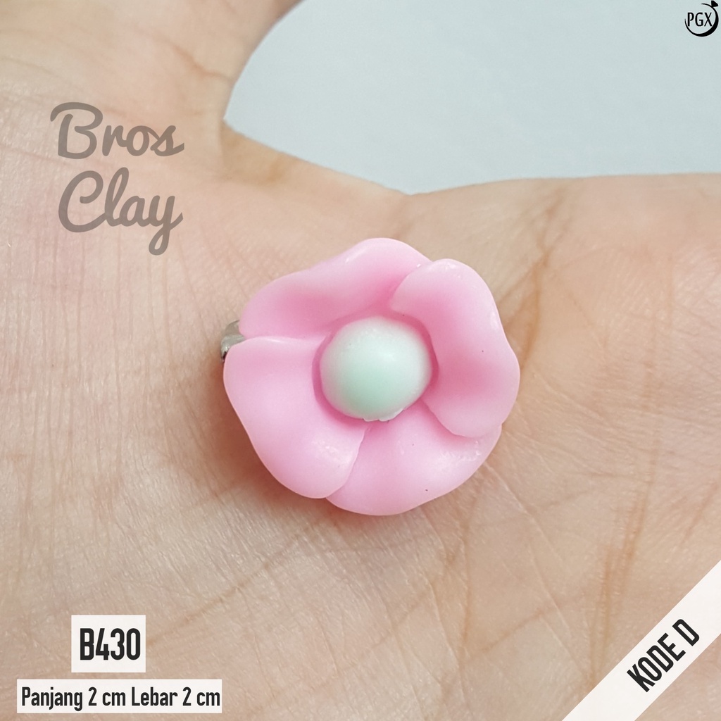 PGX Bros Clay - Bros Hijab Mini - Bros Karakter - Aksesoris Fashion Hijab B436