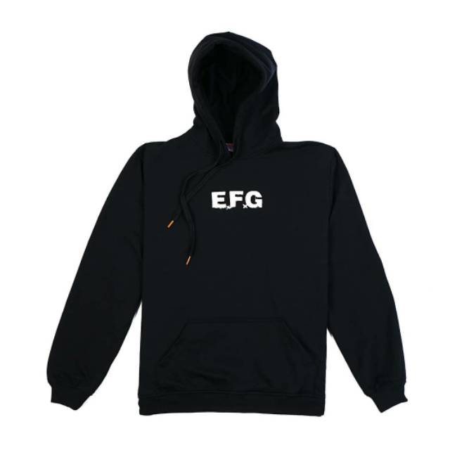 HOODIE EFG HATE BLACK