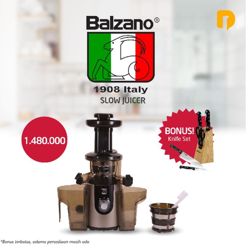 Balzano Slow Juicer Free Relance Knife Set