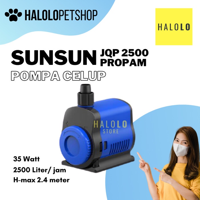 TERMURAH SUNSUN JQP 2500 PROPAM Pompa Aquarium Celup Kolam Hidroponik AR153