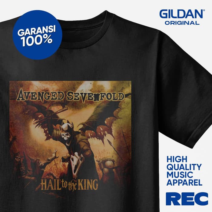 Kaos Band Avenged Sevenfold Album Gildan Original