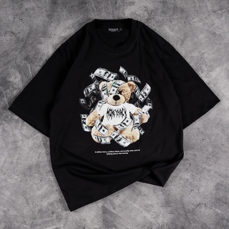 kaos oversize Distro Motif MONEYHACY