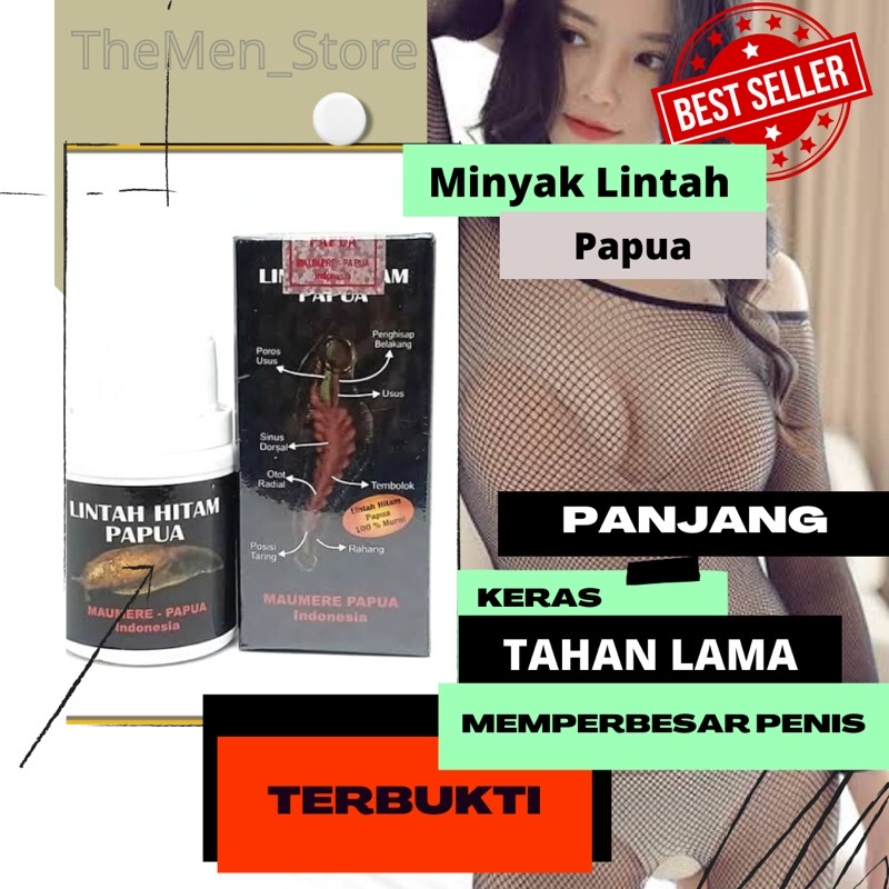 minyak lintah hitam-papua asli original