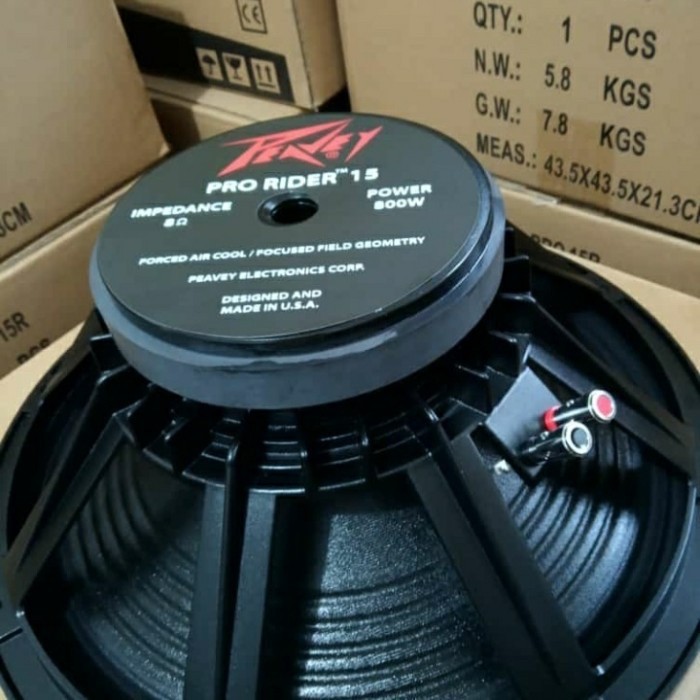 speaker component/komponen peavey pro rider 15in 600 watt