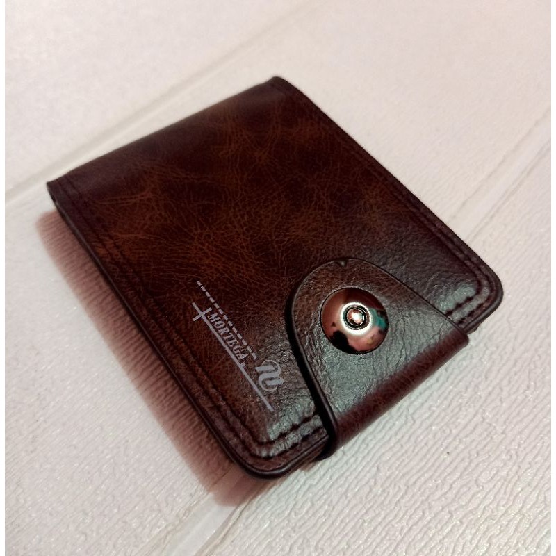 Dompet Pria Dompet Kulit Lipat Dua  size 5Inchi Bifold Men WALLET