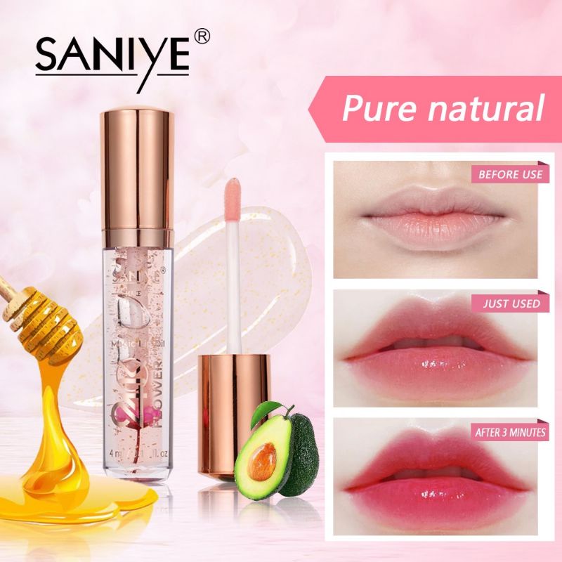 SANIYE (BPOM) Lip Serum Lip Balm Lip Oil Transparan