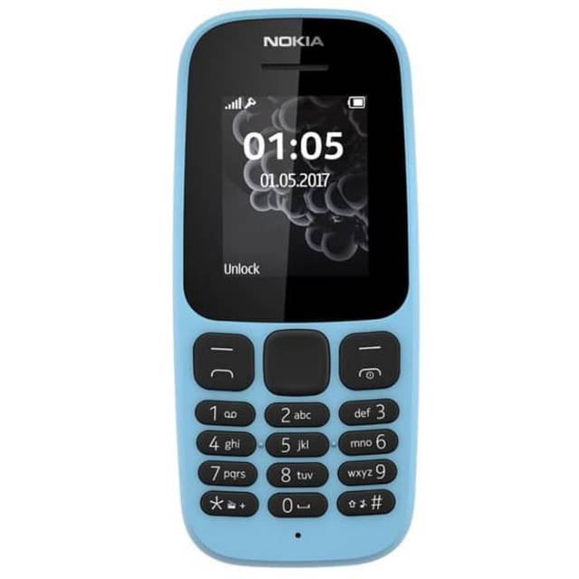 HANDPHONE NOKIA 105 (2017) VARIASI WARNA BIRU