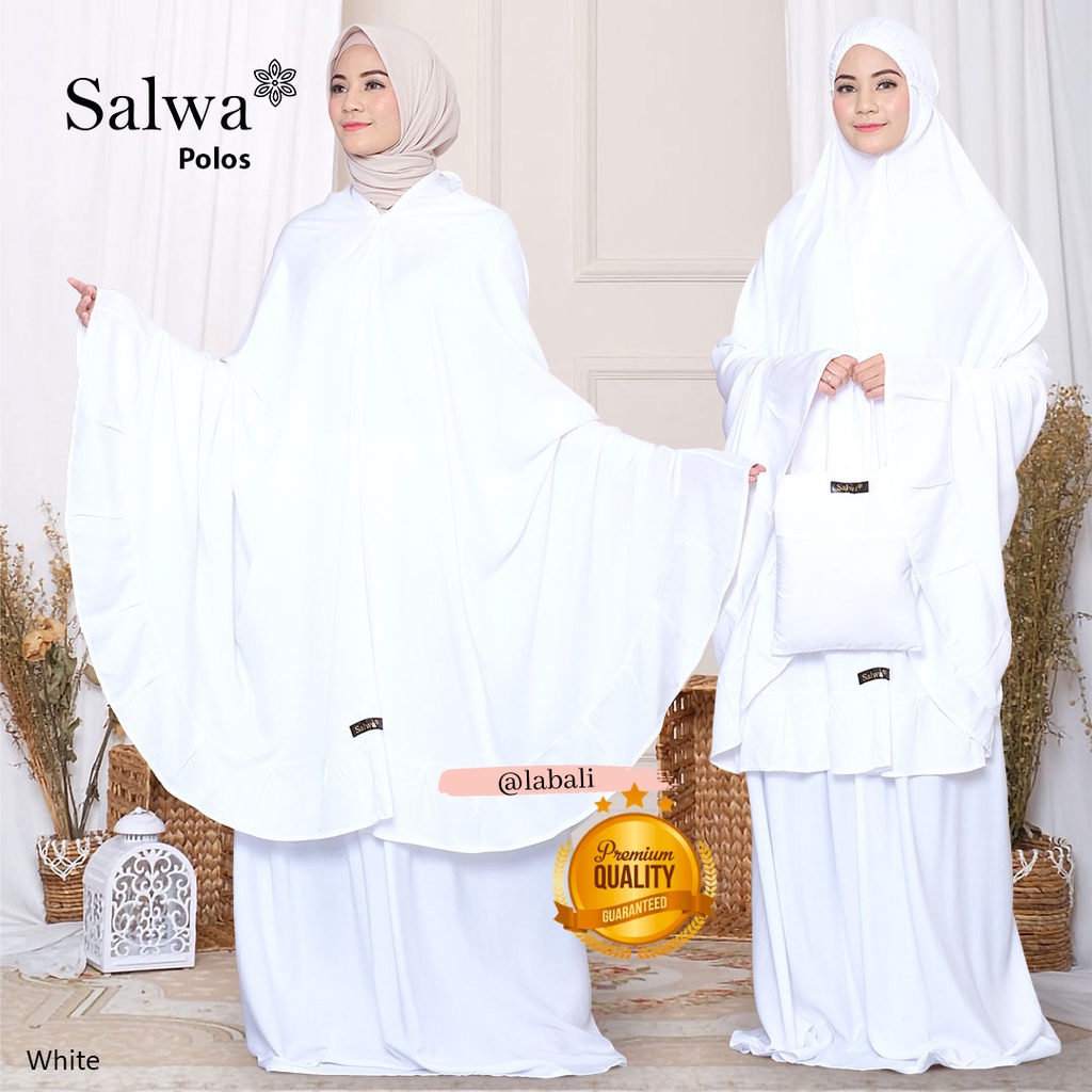 2in1 Mukena Salwa Plain Series                                          ⠀                      Muken
