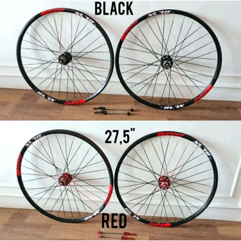 Wheelset roda Sepeda MTB XLR8 size 27.5 - 650b Alloy Discbrake jangkrik Alumunium Sepeda MTB Mountain Gunung roda wheel