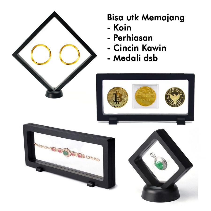 Jewelry Display - Floating Coin Holder / kotak Pajangan Perhiasan