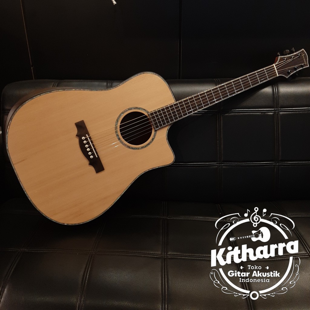 Gitar Akustik Avirama Adipati Series Dreadnought Cutaway All Solid MHG