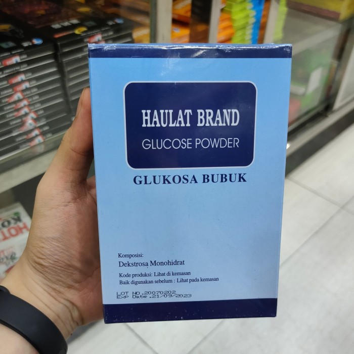 

HAULAT BRAND Glucose Powder Glucolin Glukosa Bubuk 340g - Gula Anggur