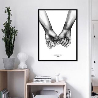 Lukisan Tangan Cinta Warna Hitam Dan Putih Bahan Kanvas Lukisan Tangan Cinta Warna Hitam Dan Putih Bahan Kanvas