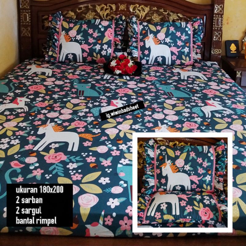 sprei ukuran 180x200
