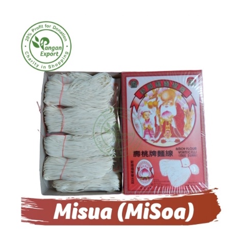 

Misua Misoa Impor / Mee Sua / Mee Soa / Mee Suah Amoy Flour Vermicelli