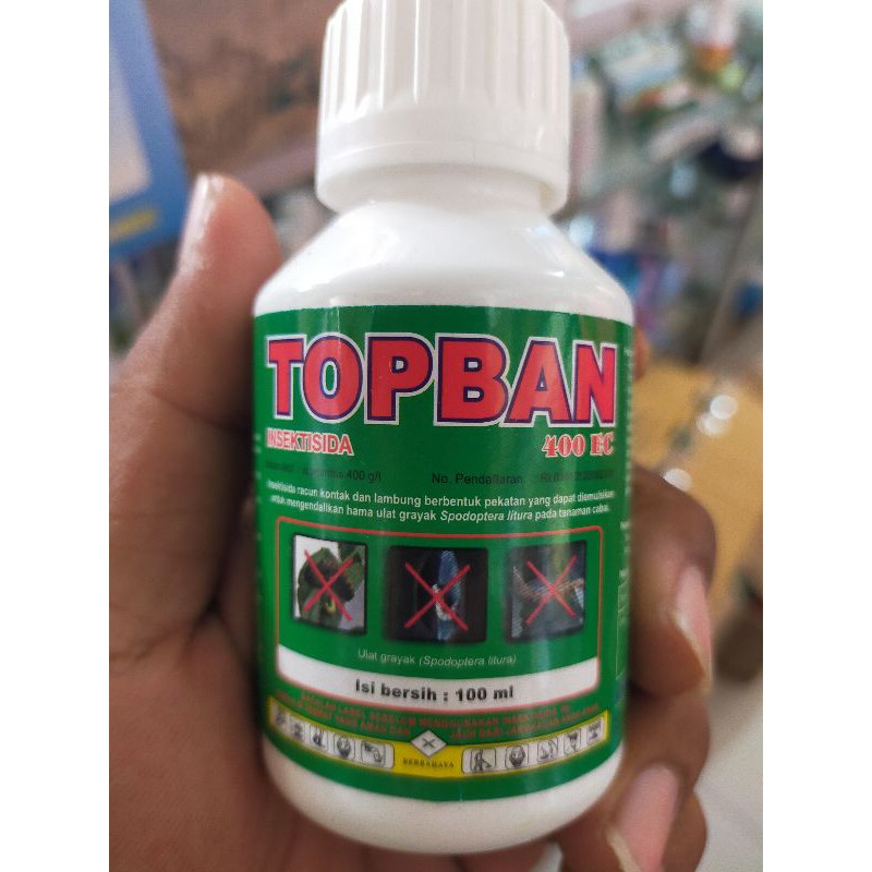 INSEKTISIDA TOPBAN 400EC 100 ML