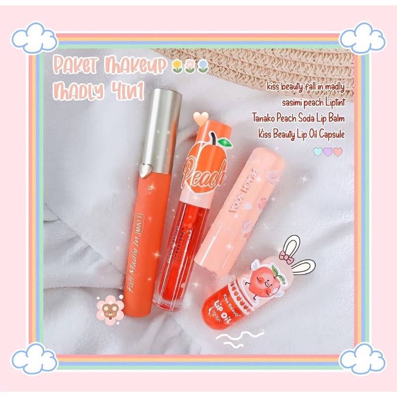 PROMO!!!PAKET LIPS CANTIK 4 IN 1