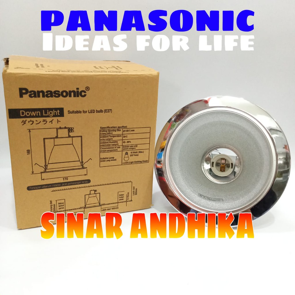 DOWNLIGHT L SERIES SILVER FROSTED 5 INCH PANASONIC NLP 73432