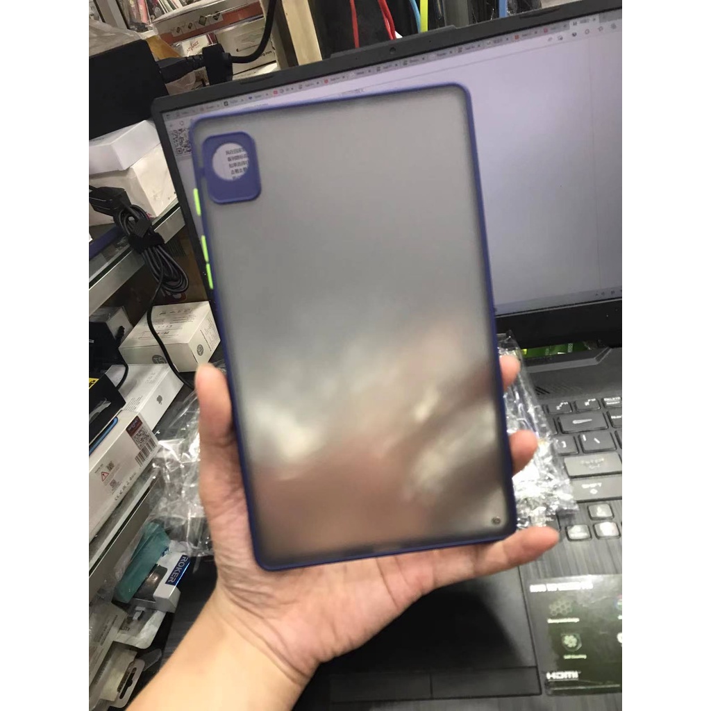 Realme Pad Mini 8.7 case dove hybrid list semi transparan best quality Frost case clear original air bag