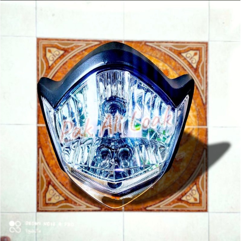 reflektor lampu depan Set rumah an dan kaca mika lampu Yamaha Vixion 2 lama old