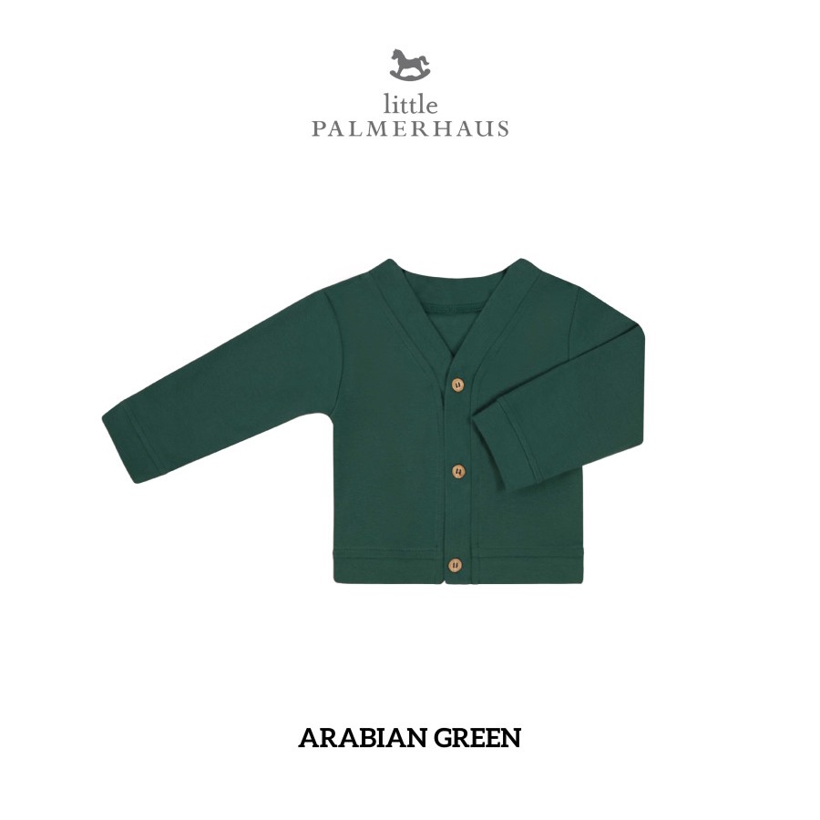 Little Palmerhaus Baby Cardigan / Jaket / Cardigan Bayi-arabian green